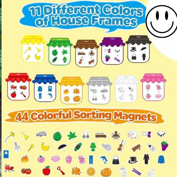 Colorcraft© - Magnetische Sticker Potten - Jumplein