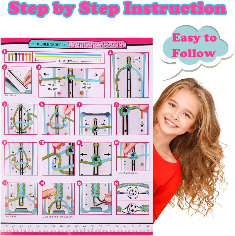 Rope Art® - DIY Braiding Set voor Kinderen - Jumplein