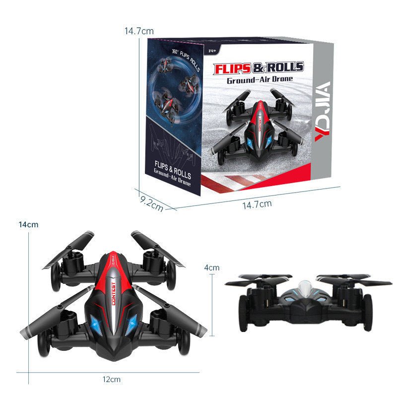 SkyRacer© - Land - Lucht Quadcopter voor Kinderen - Jumplein