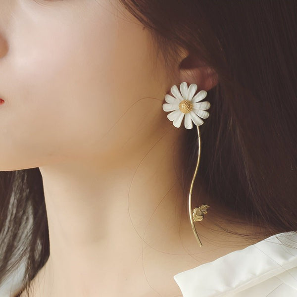 Daisy Flower Earrings - Omarm de vreugde van de natuur - Jumplein