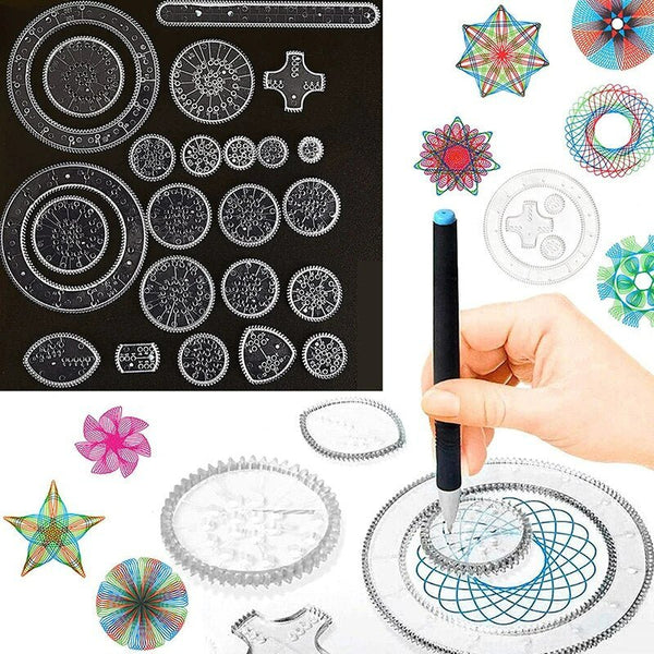 Setrix™️ - Spirograaf Geometrische Linialenset - Jumplein